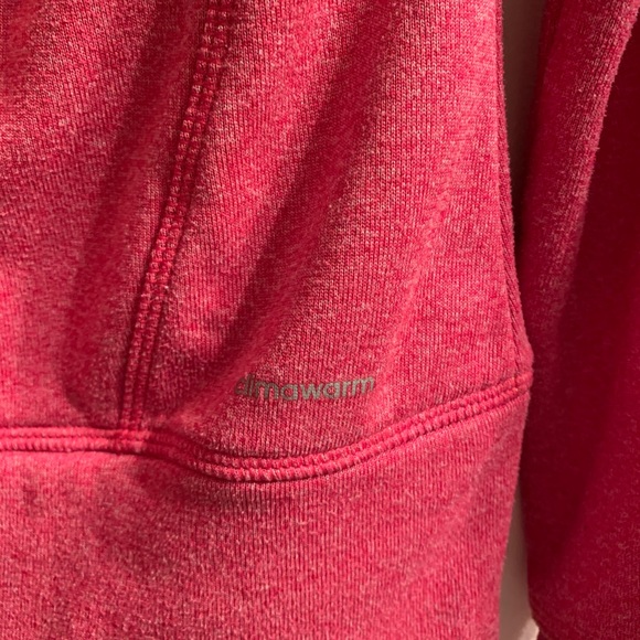 Adidas Climawarm Pink & Yellow Ultimate Hoodie - Picture 6 of 7